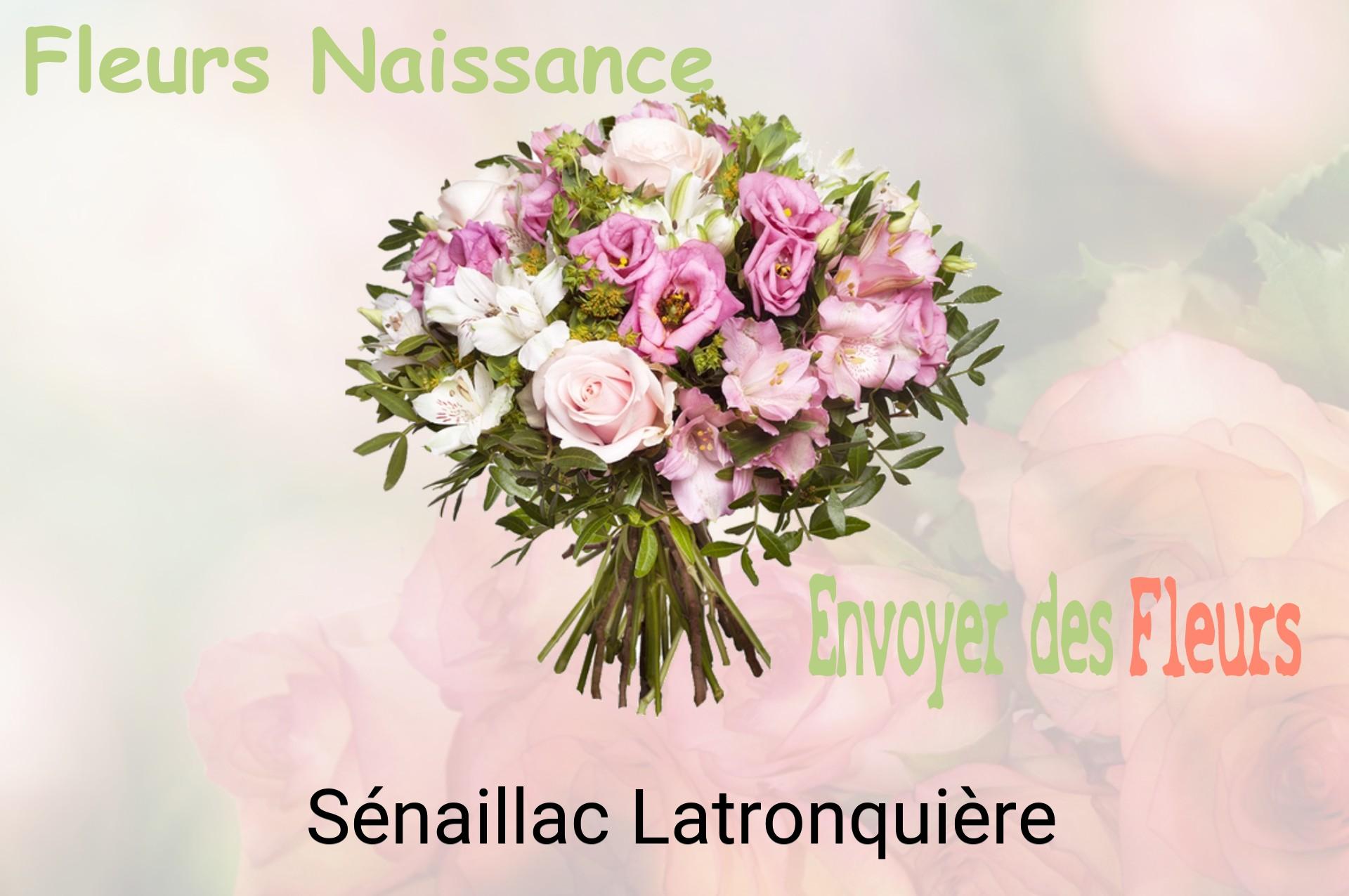 Bouquet de fleurs de naissance livré à Sénaillac-Latronquière